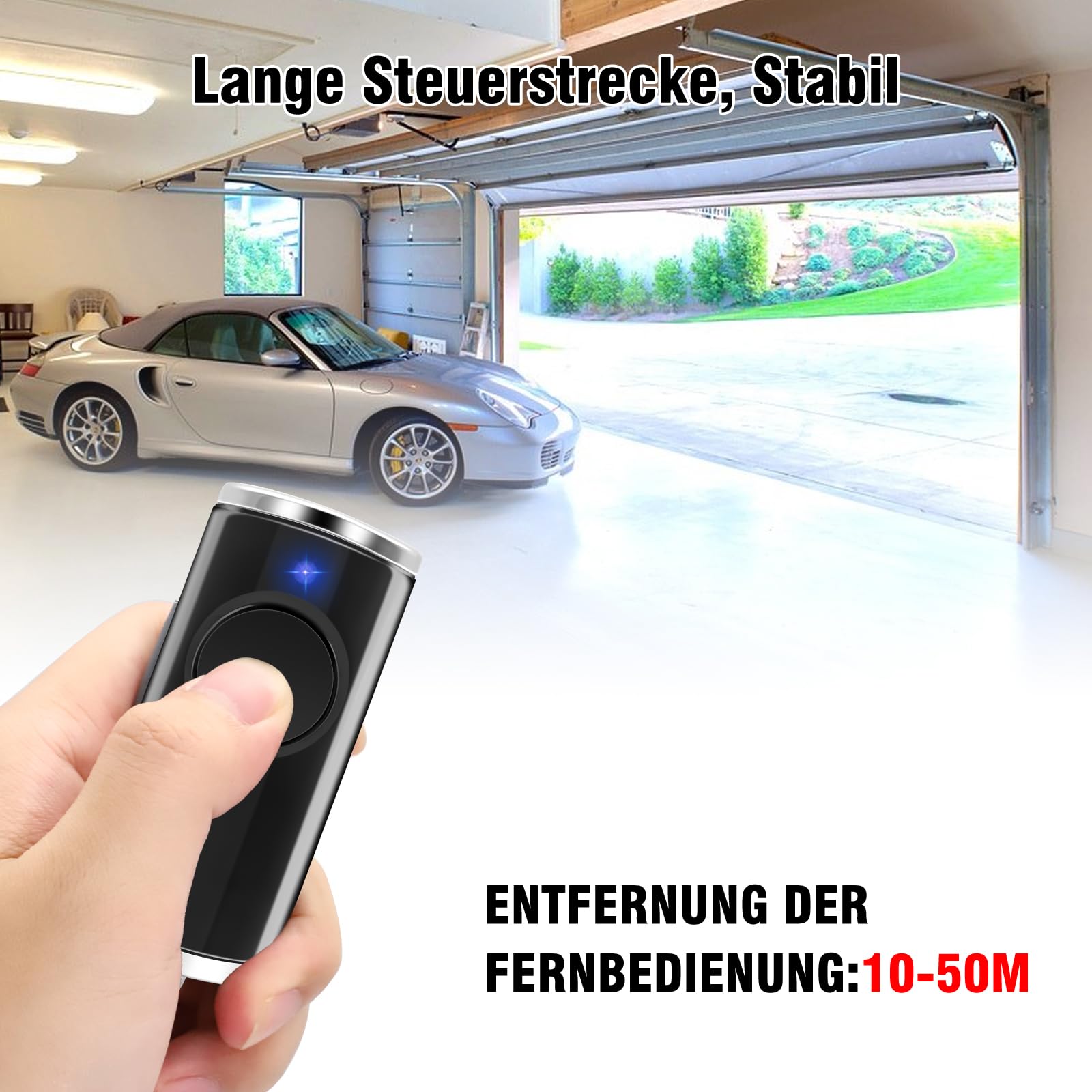 868,3 MHz BS Handsender für H0rmann HSE1 868-BS, 2 Stuck 1 Kanal Garagentor-Fernbedienung Kompatibel mit H0rmann HSE4-868-BS, HSE2, HS1, HS4, HS5, HSZ1, HSD2-868-BS