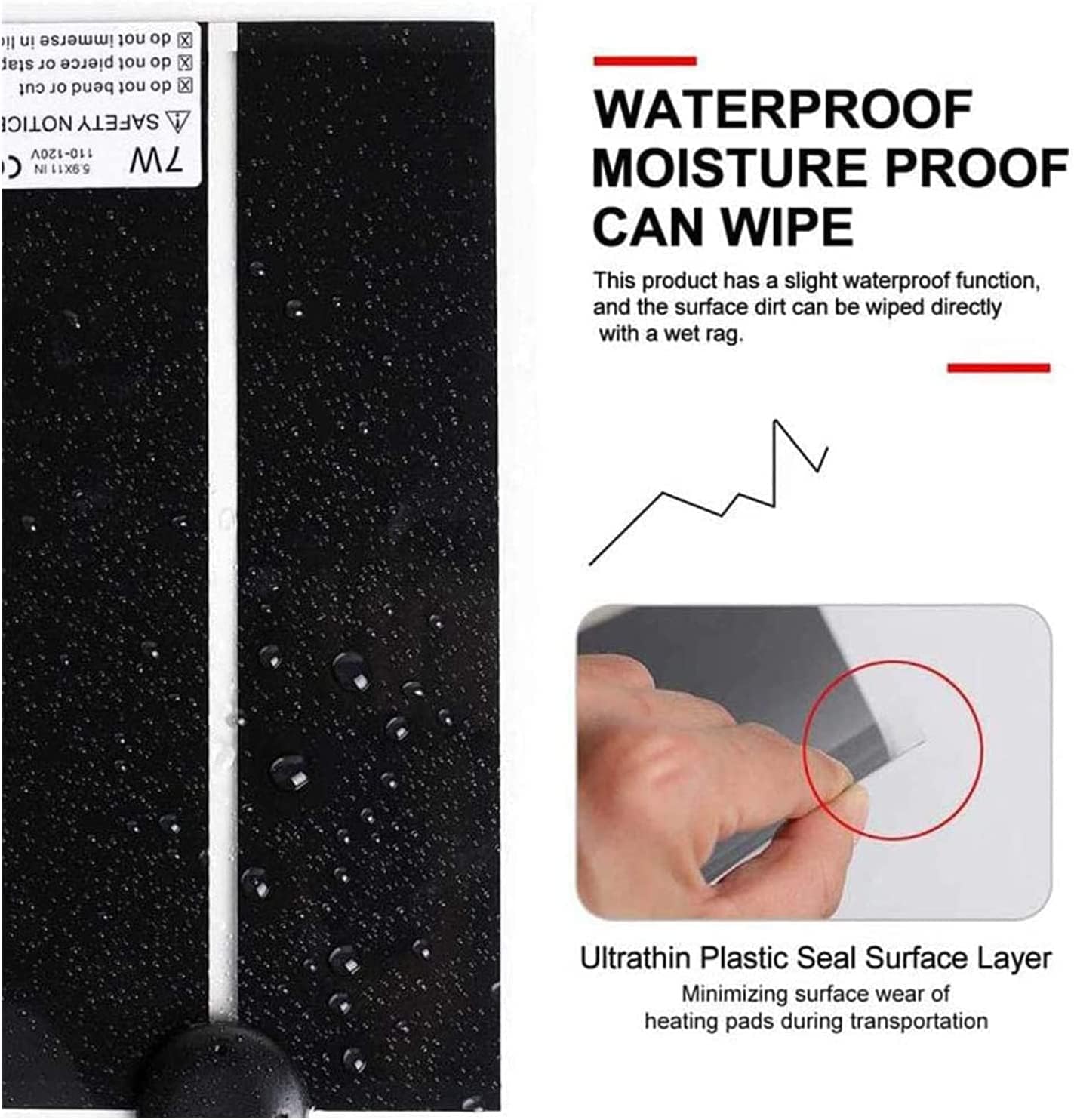 Reptile Heat Mat Reptile Heating Pad With Thermostat, Safety Adjustable Reptile Heat Mat For Turtle, Waterproof Reptile Heat Pad Under Tank Terrarium With Temperature Control ( Size : 28W 53*28cm )