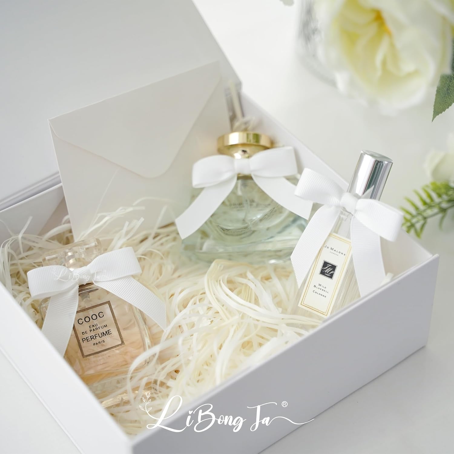 50 PCs White Bow 2.5" Grosgrain Ribbon Bow for Decorations, Small Bows for Crafts, Mini Bow Twist Tie Bows for Gift Wrapping, Premade Bows for Baby Shower, Wedding, Party, Candy, Treat Bags - Image 6