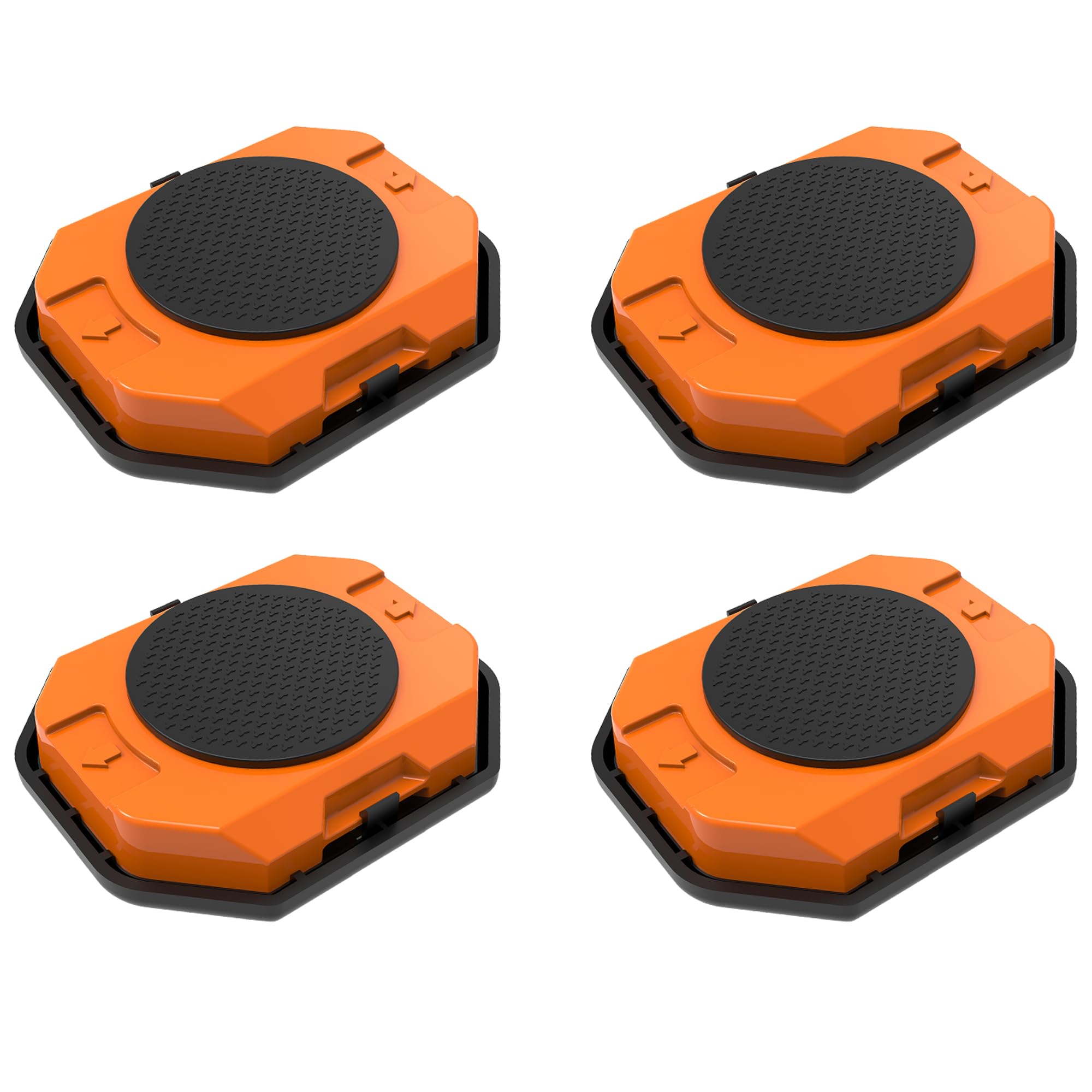 Le Lève et Glisseurs Meubles Innovants pour Meubles Lourds, avec Contrôle de la Hauteur, Permettent de Déplacer Facilement Les Objets Lourds sur Les Planchers en Bois Dur et Les Tapis (Orange)