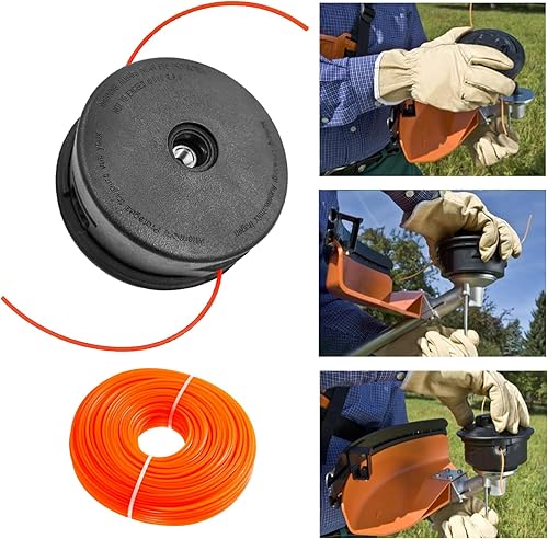 Miniatura 6 de Cabezal de recortadora 25-2 con línea de recortadora para STIHL FS55 FS85 FS90 FS120 FS44 FS55R FS56RC FS70 FS80 FS83 FS100RX FS110 FS130 FS200
