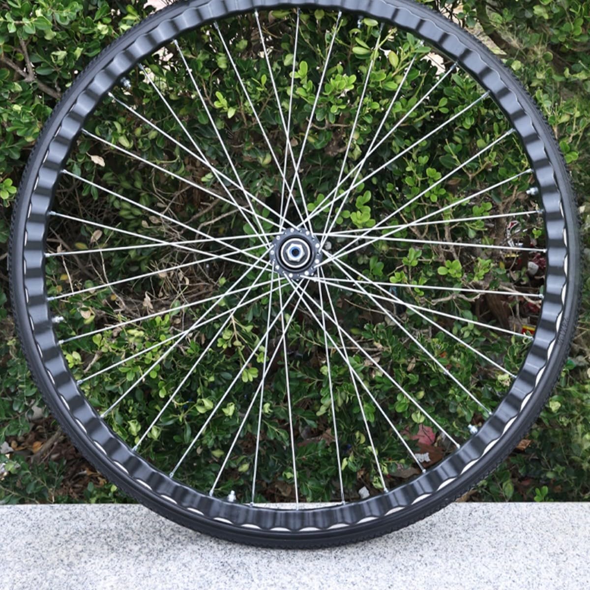 Tylne koła do wózka inwalidzkiego, 40/50/61.1 cm, zapasowe koła z aluminiową piastą i osią szybkiego zwalniania do ręcznych wózków inwalidzkich, trwałe i lekkie