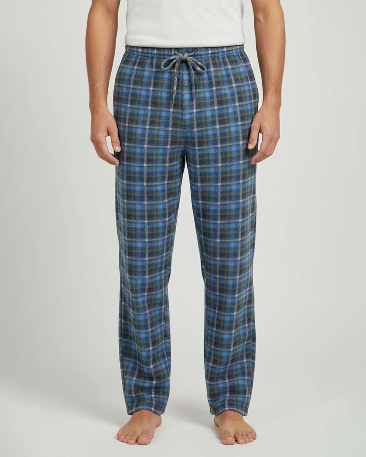 Real Essentials 3 Pack: Men's Fleece Pajama Pants Loungewear Soft PJ Bottoms Sleepwear with Pockets (Big & Tall Available) - Image 2