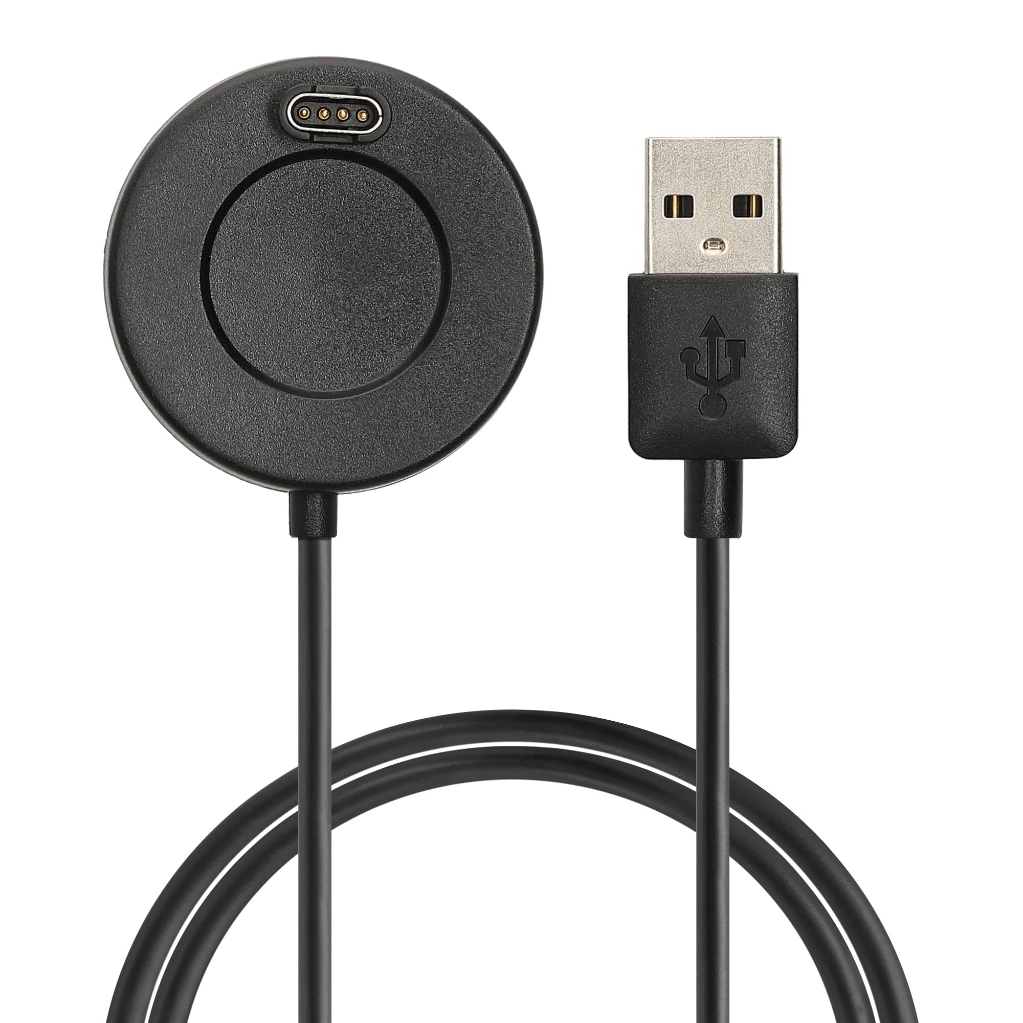 kwmobile Kabel USB ładowarka kompatybilna z Garmin vivomove Style/Luxe/vivomove 3 kabel - przewód do ładowania do smartwatcha - czarny