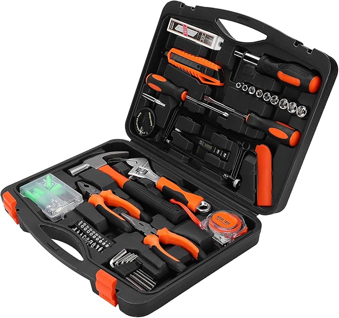 Kit de Herramientas de 108 Piezas con Cuchillo de Acero al Carbono miniatura 7