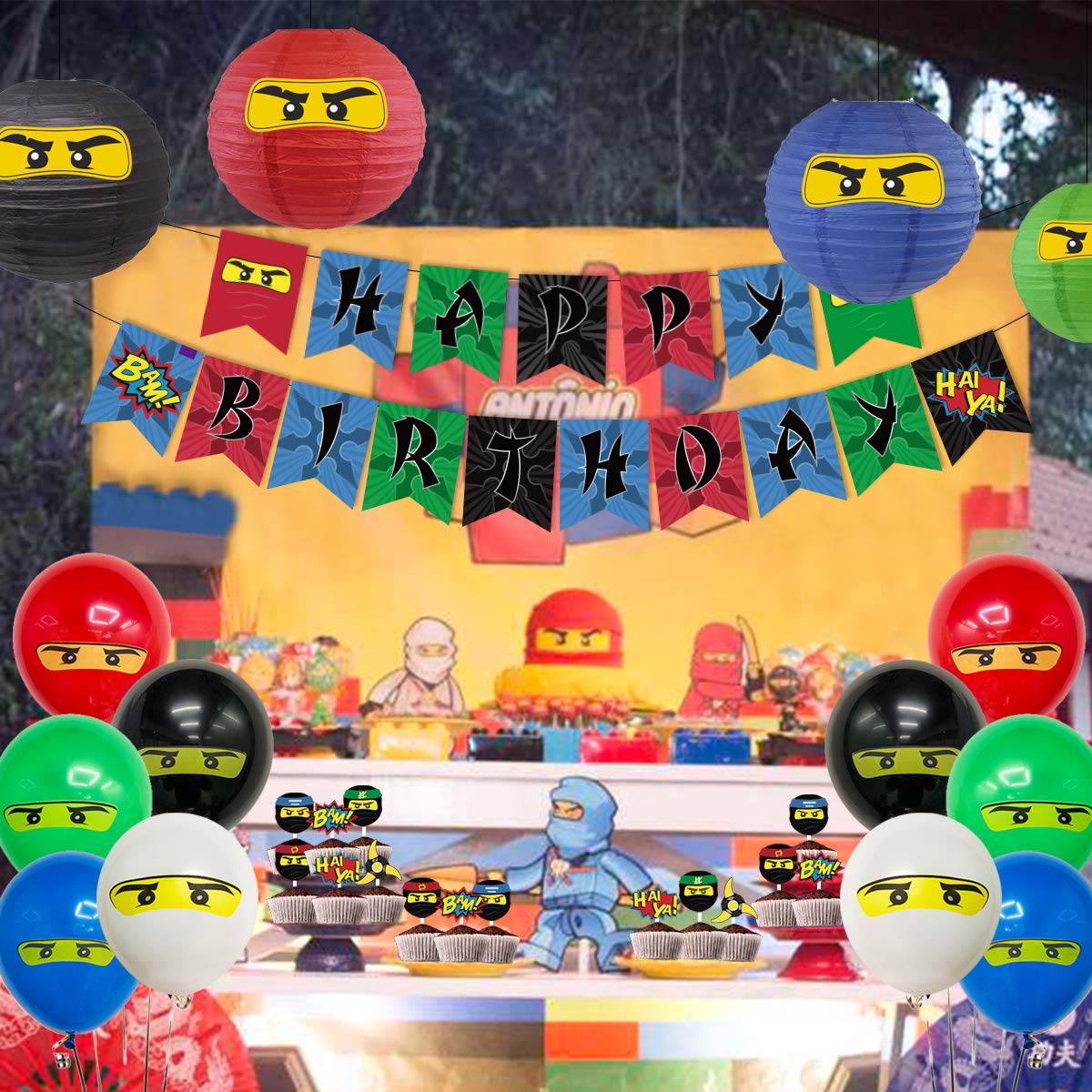 Buy Ninja Birthday Party Supplies Decorations Ninja Kids Birthday