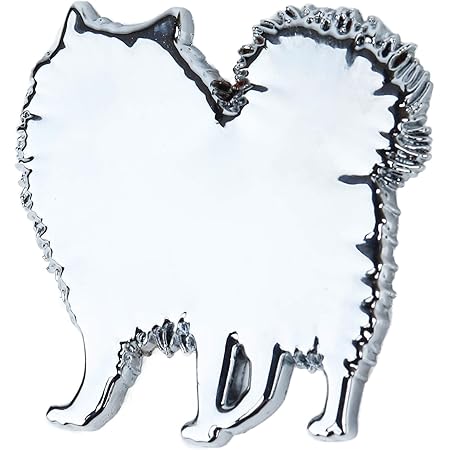 Amazon Fcrew 車 ステッカー エンブレム 犬 ポメラニアン ステッカー デカール 車 バイク