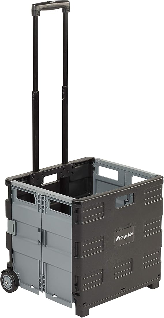 ECR4Kids Universal Rolling Cart, Mobile Storage, Black Office Products