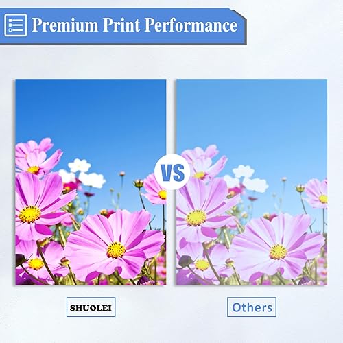 Miniatura 5 de SHUOLEI Tinta 664 T664 compatible con botellas de tinta de repuesto Epson T664, funciona con EcoTank ET-2650 ET-2500 ET-2550 ET-2600 ET-4500