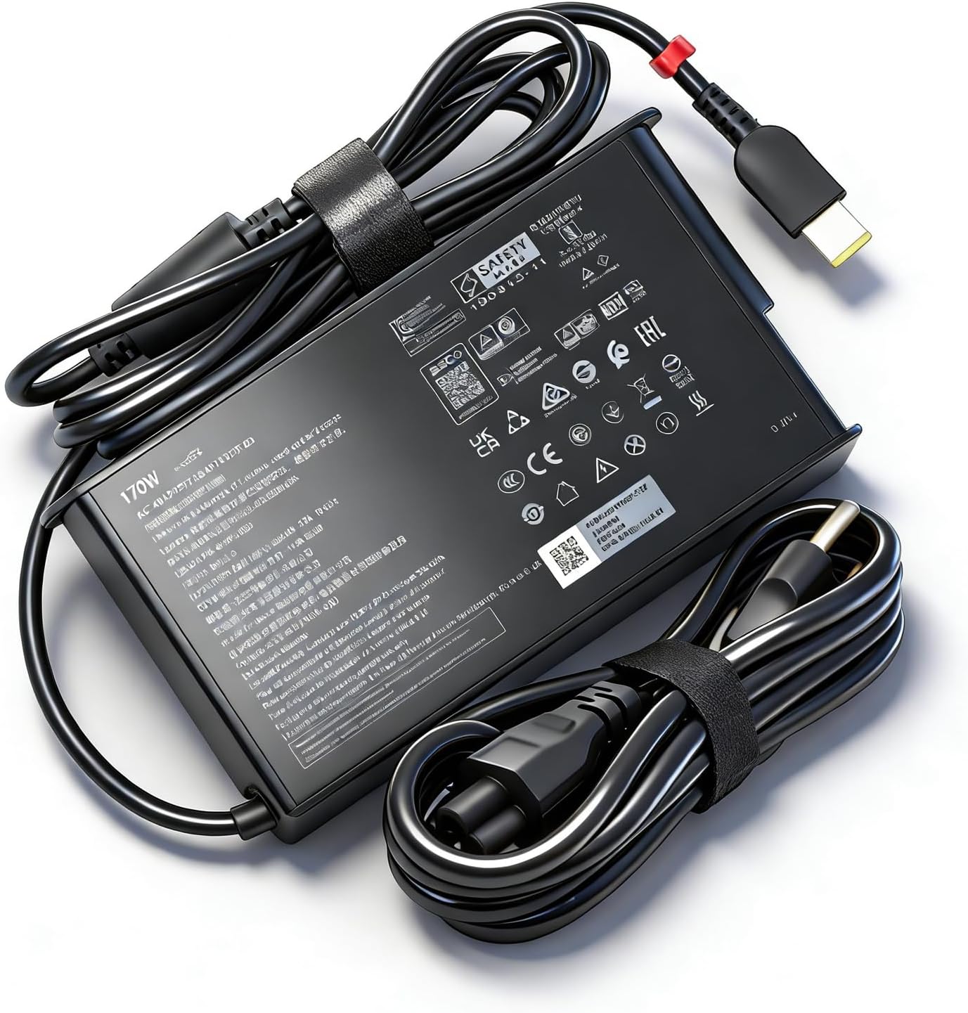 Slim 170W 20V 8.5A Laptop Charger Compatible with Lenovo Legion Slim 5 S7 LOQ 15 16 Yoga Pro 7 9i ThinkPad P1 P15V P15 P16 P17 P50 P51 P52 P53 P70 P72 P73 ADL170SCC3A Power Adapter