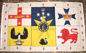 Australia Royal Standard Flag 3'x5' Australian Queen Elizabeth