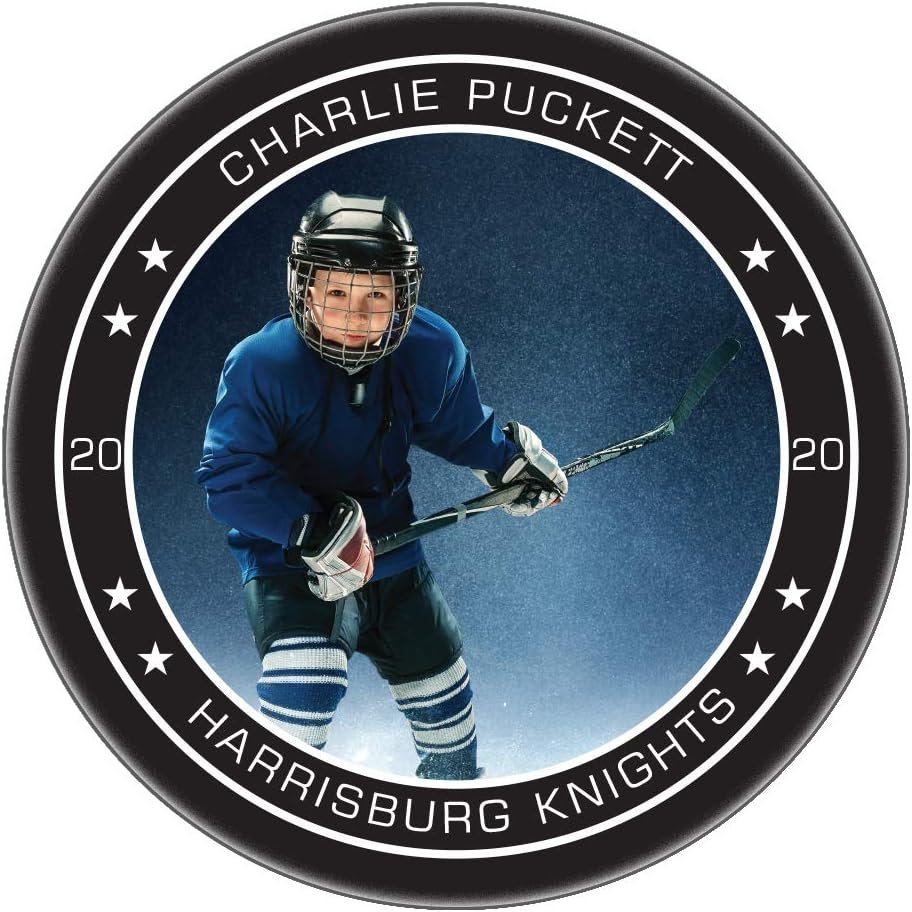 Tiger Tail Sports Personalized Photo Hockey Puck