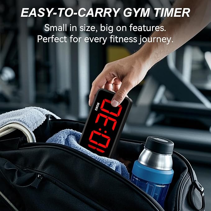 Reloj Temporizador Digital Portátil para Gimnasio miniatura 8
