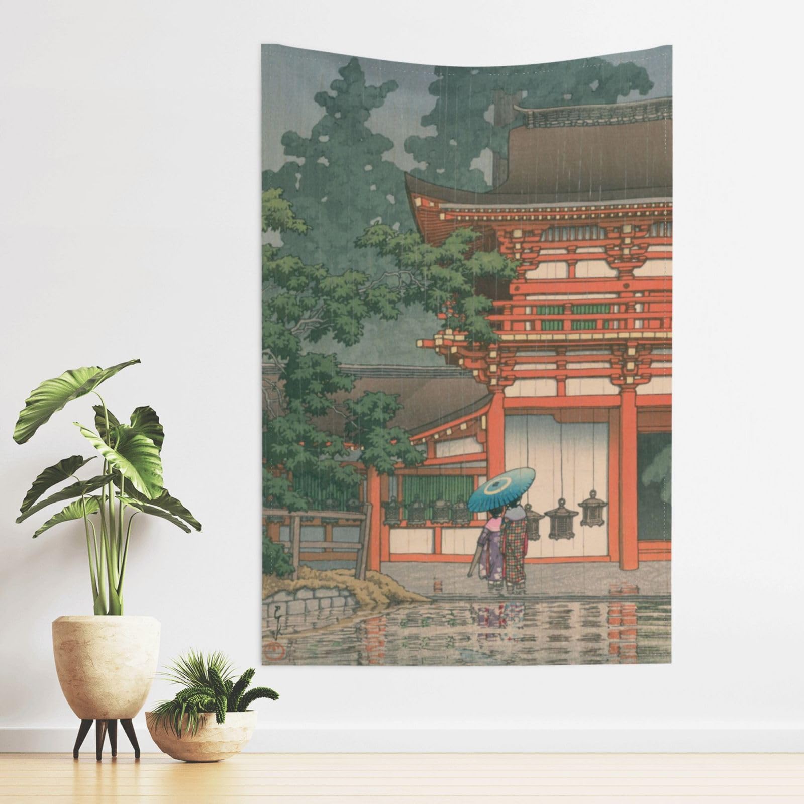 川瀬巴水「奈良春日神社」昭8年（1933）作・生存中摺り 木版画 | 川瀬