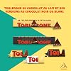 Toblerone Barre au Chocolat au Lait Suisse Miel Nougat et Amandes - Familial Format - Pack of 20 Barres (100 g)