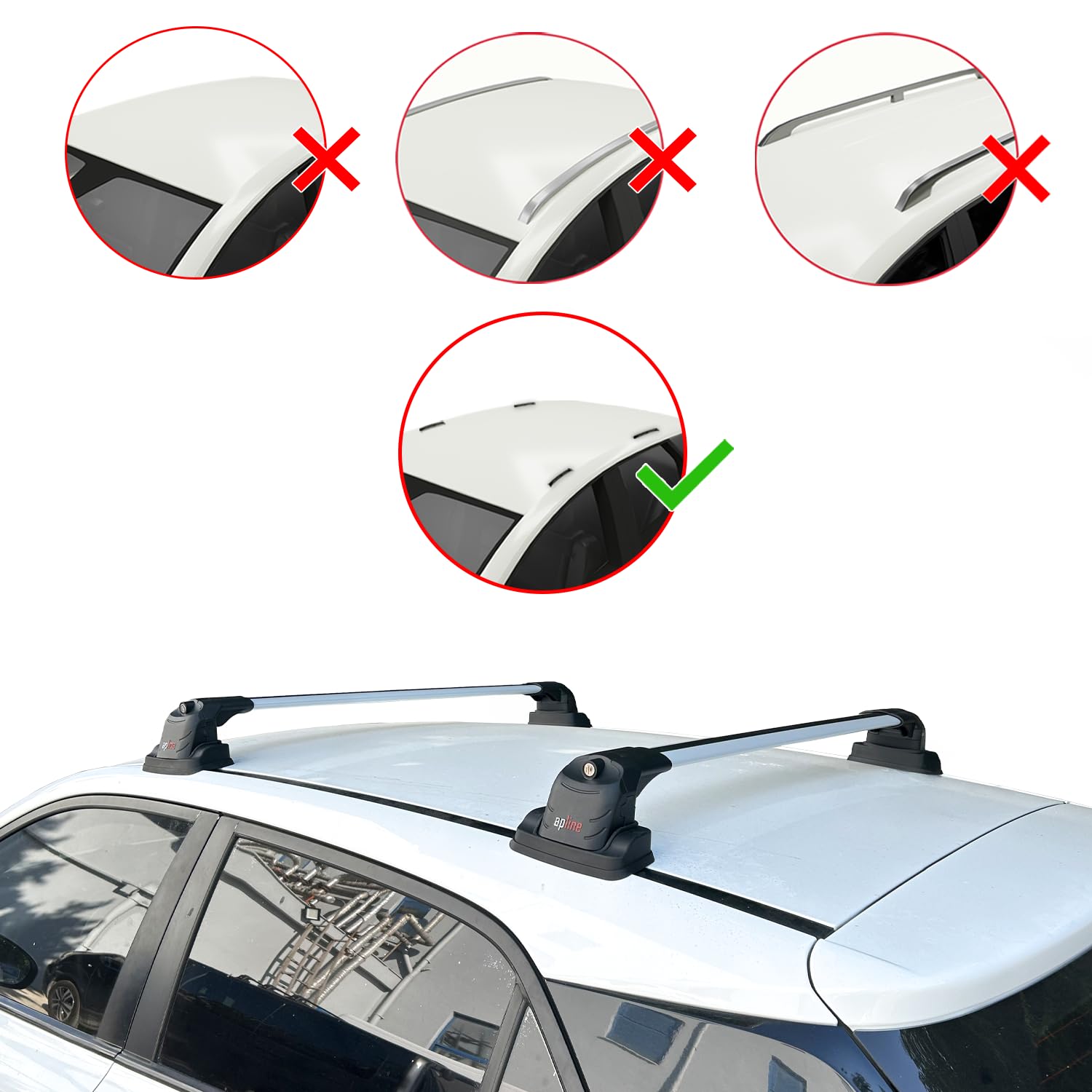 Compatibile con Hyundai i20 (GB) 2014-2019 Ace-3 Barre Tetto