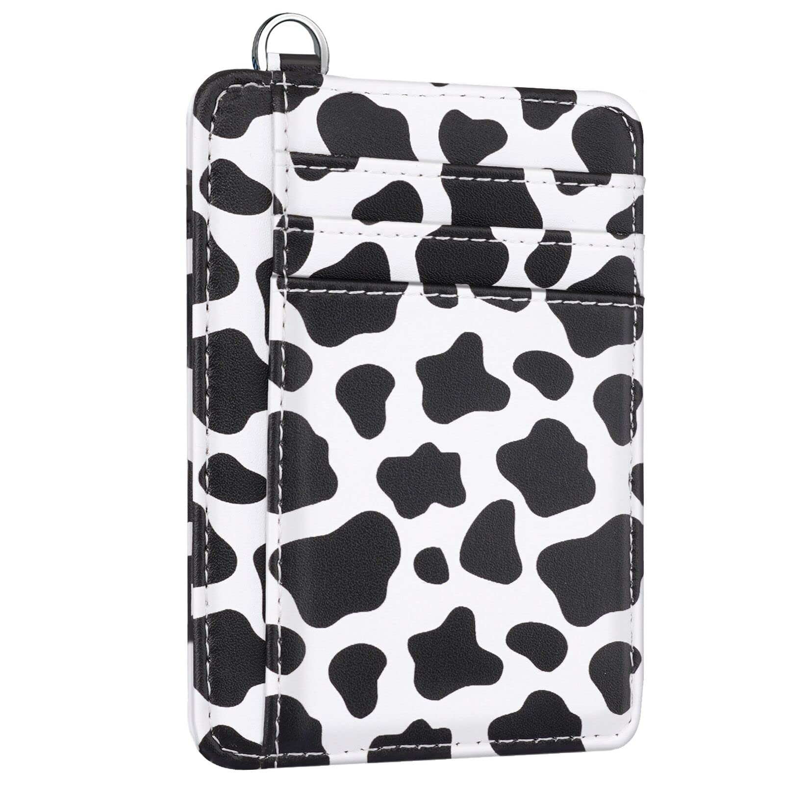 Coco Rossi Credit Card Holder Wallet Women Minimalist Slim Pocket Card Case