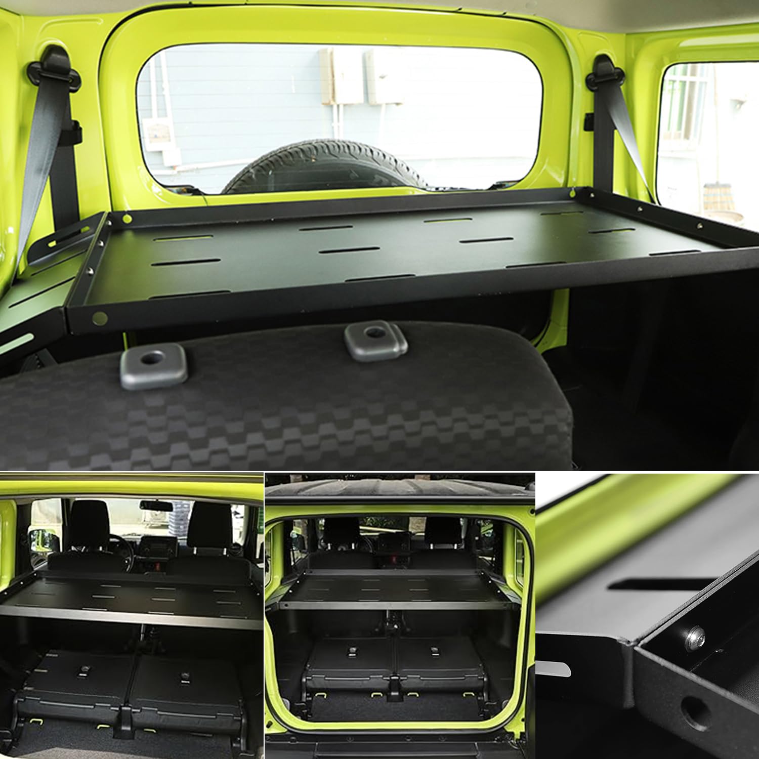 Półka do przechowywania Suzuki Jimny JB64 JB74 Sierra 2018-2024 wiszący schowek wspornik bagażnika średni stojak rozszerzający