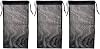 Outdoor Dryer Exhaust Pipe Fleece Bag, 3 Storage Bags, Bag Opening with Drawstring Set of 3