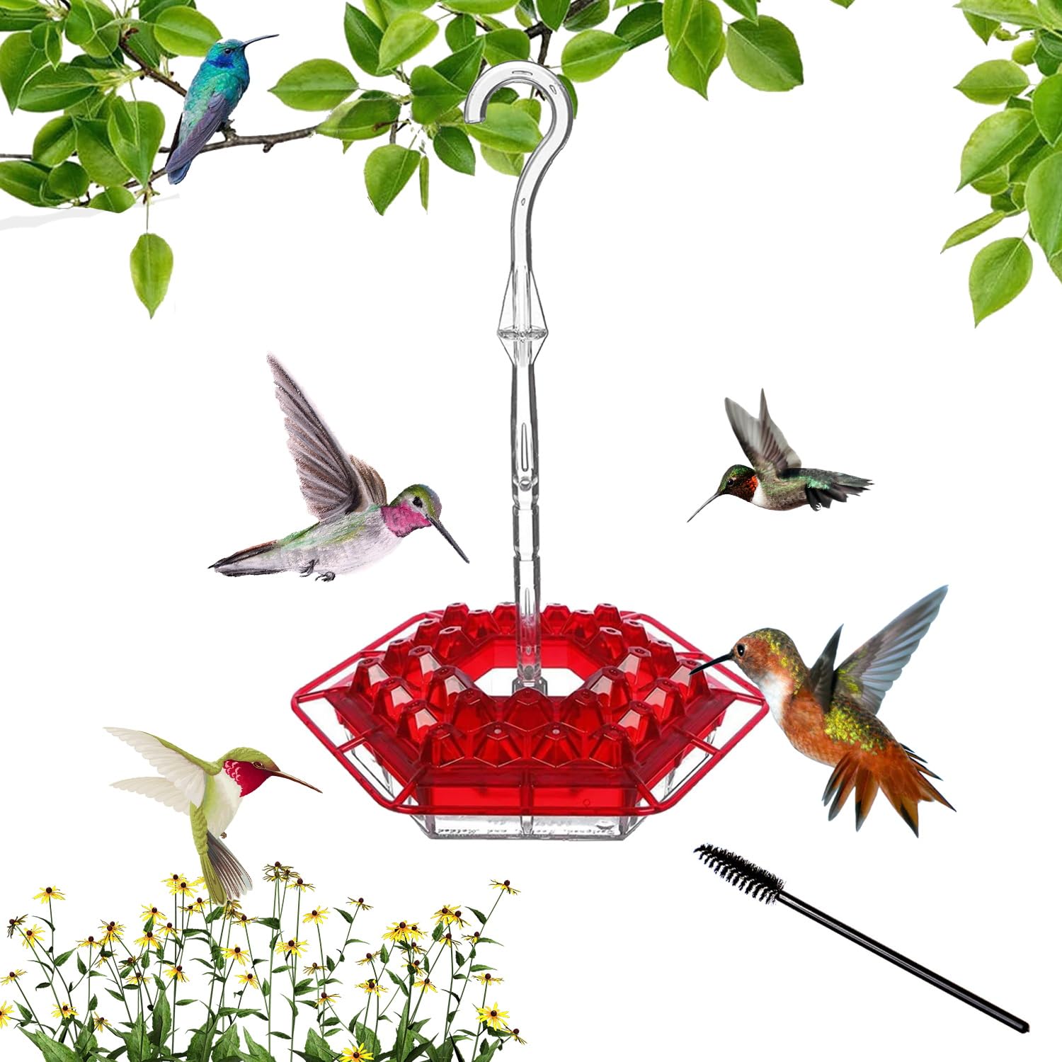 Snapklik.com : 2025 Hummingbird Feeders For Outdoors - Hummingbird