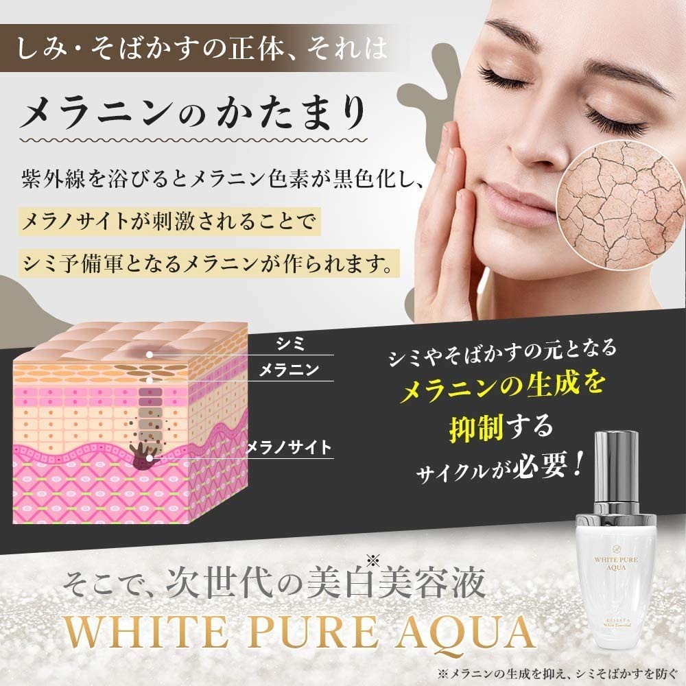 Amazon.co.jp: [Amazon限定ブランド]医薬部外品 WHITE PURE AQUA 美白