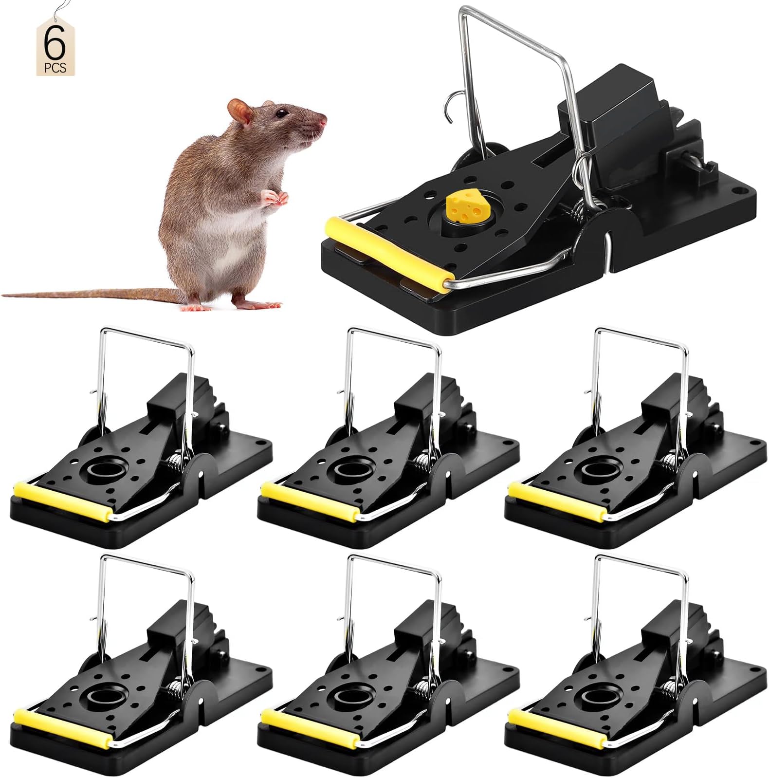 BUMOKO Set de 2 Trampas para Ratones, Trampas para Ratas Reutilizables ...