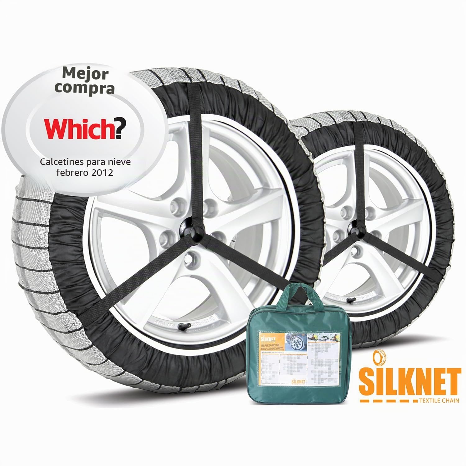Silknet nieve Calcetines - Tamaño 80 - Otorgado¿Qué mejor compra - universal compatible con 265/35 R19, 245/35 R20, 245/35 R21 y Más