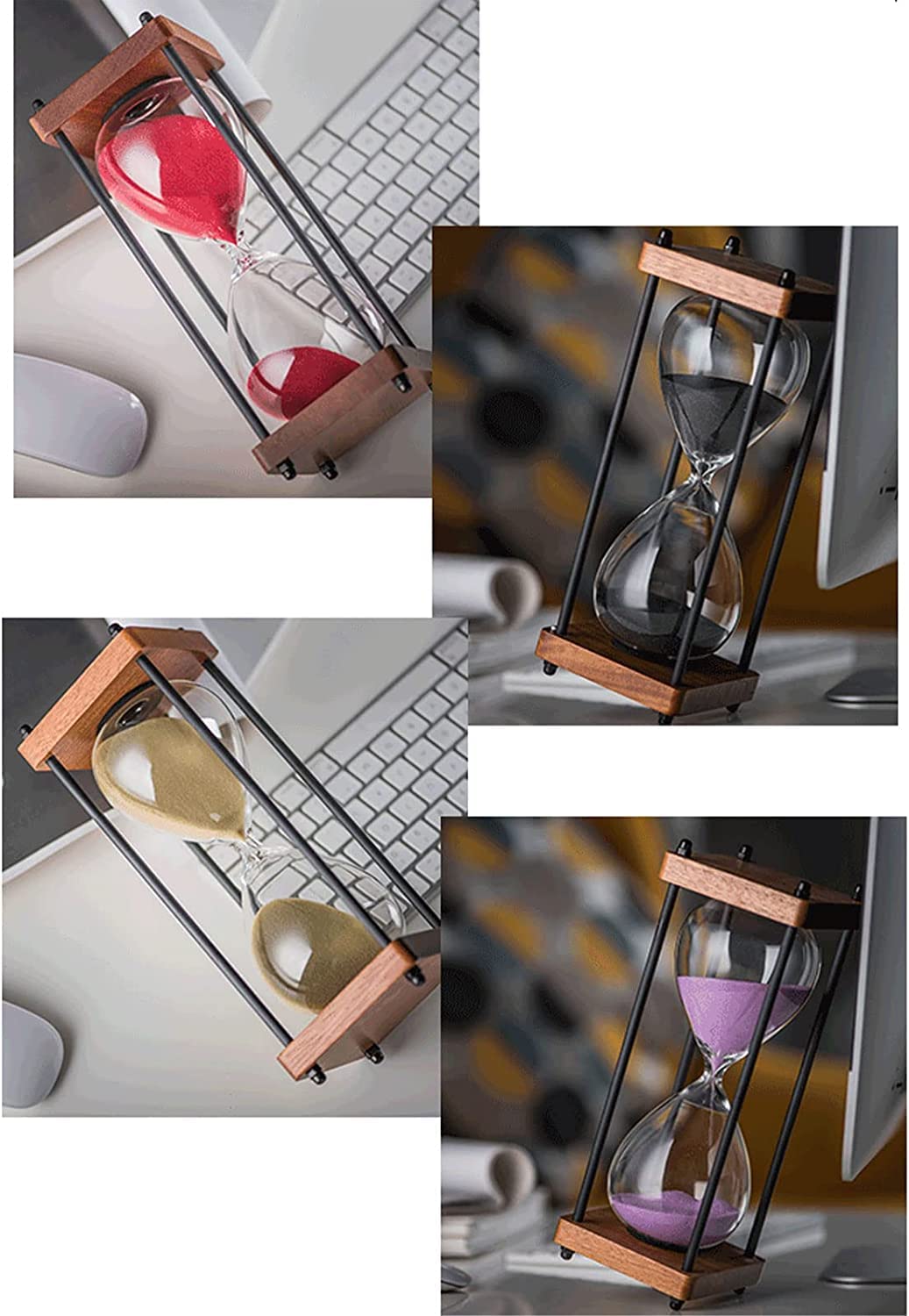 Reloj de arena, reloj de arena, reloj de arena, 15 minutos, reloj de arena, regalos, reloj de arena, reloj de arena, decoración, regalos creativos, habitación, oficina, temporizador, arena, cocina, te