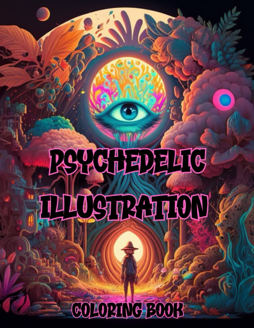 Coloriage psychédélique adulte pour vos moments de détente et soirée art thérapie