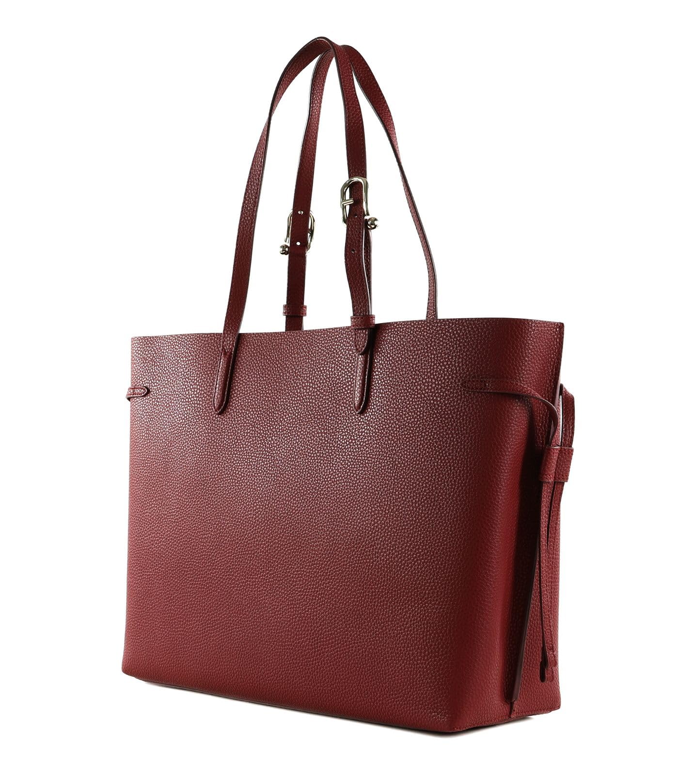 Furla Cuero bolso de hombro bolso shopper Ava Tote Ciliegia d + Nero int rojo oscuro