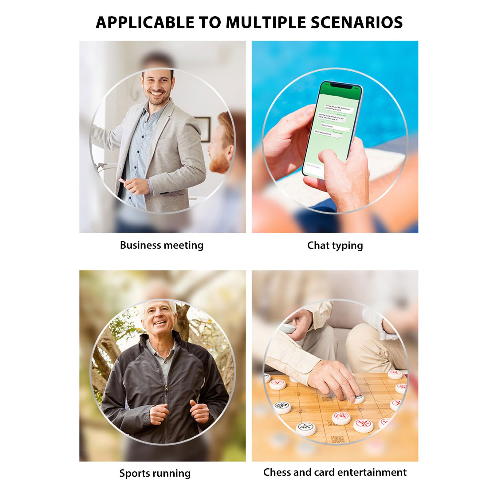 Occhiali Audio con Controllo Tattile con Filtro della Luce Blu, Occhiali Intelligenti con Connessione V5.3+EDR, qualità del Suono Squisita per Lavoro e Tempo Libero