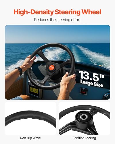 Vista 16 de VEVOR Kit de sistema de dirección de barco