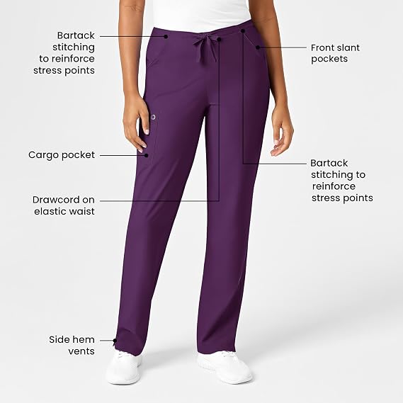 WINK W123 Women's Drawstring Scrub Pant