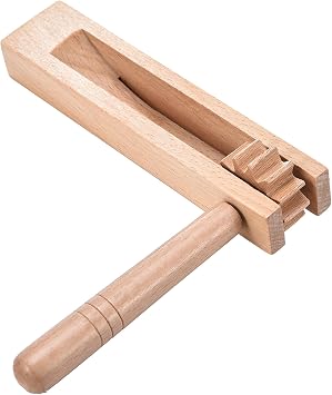 MIHEY 4 Pieces Matracas Mexicanas Wooden Noise Makers