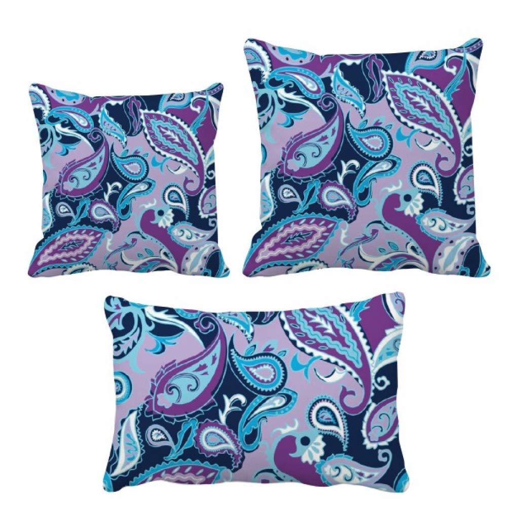Housse de coussin bleu feuille abstraite pour rénover facilement vos vieux coussins