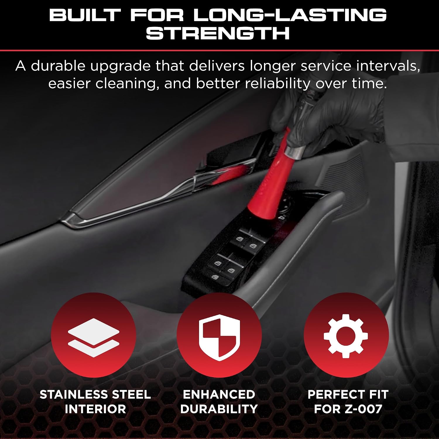 Tornador Mini Cone TM-018 with Inner Stainless Steel | Replacement Cone Mini Z-007 | Reinforced Interior Design | Perfect for Automotive Detailing