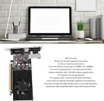 GT610 Graphics Card, 2GB DDR3 64bit Desktop PC Video Card, 810MHz Memory 1000MHz Core, 2560x1600 Resolution, PCI Express 2.0, HDMI DVI VGA for Office or Home Computer