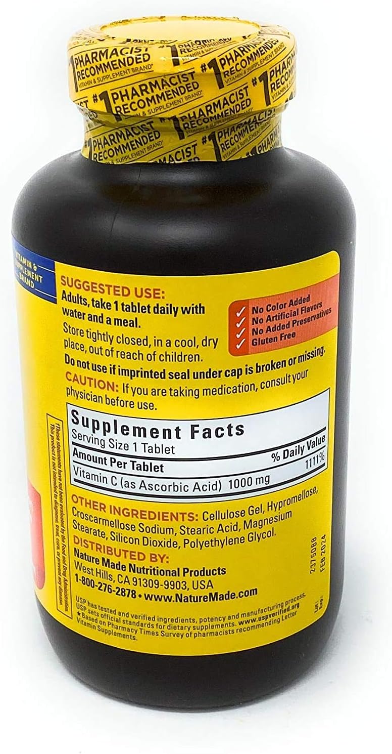 Nature Made Vitamin C 1000 mg 365 Count Tablets