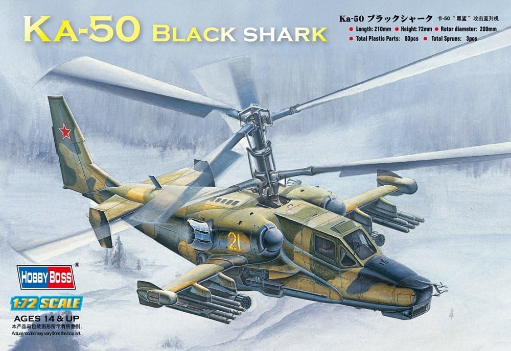 Hobby Boss Ka-50 Black Shark Attack Helicopter Model Building Kit