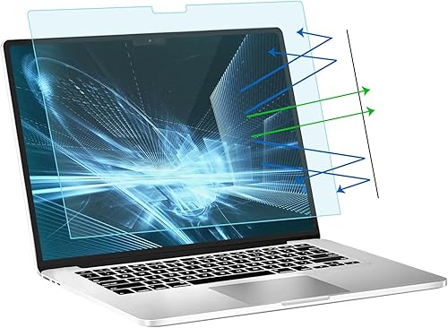 MOSISO Paquete de 2 protectores de pantalla con bloqueo de luz azul compatibles con MacBook Air de 15 pulgadas 2025 2024 2023 M4 A3241 M3 A3114 M2 disponible en Yaxa Guatemala