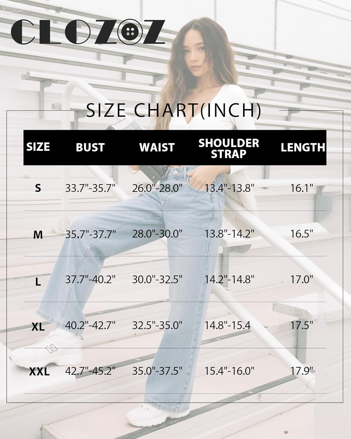 CLOZOZ Long Sleeve Twist Front Crop Top Ribbed V Neck Sexy Going Out Shirt for Women - Image 6