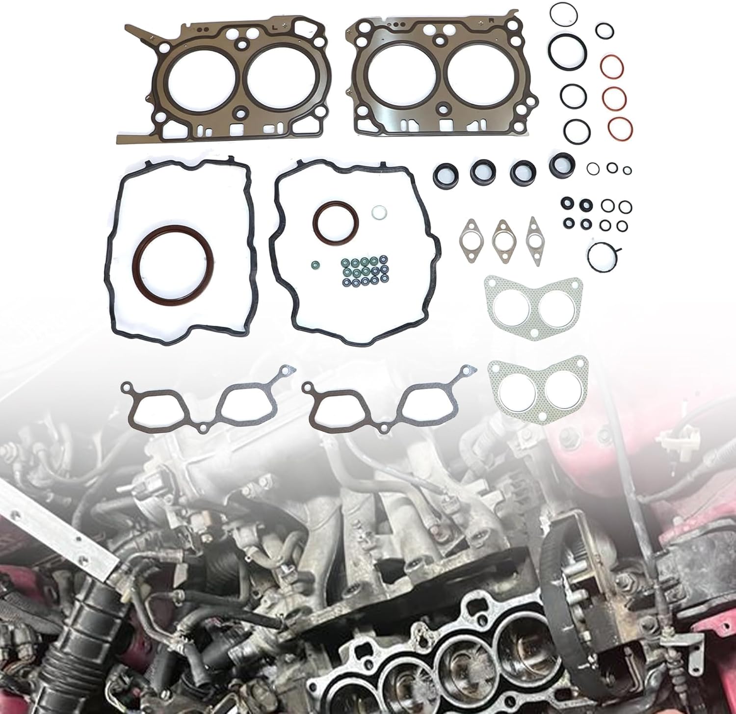 GXARTS HS26524PT Head Gasket Set Compatible with Subaru Legacy Forester Outback V4 DOHC 2.5L 16v 2011 2012 2013 2014 2015 2016 2017 2018 2019 replace 10944AA080 11044AA790 13270AA240 13272AA170