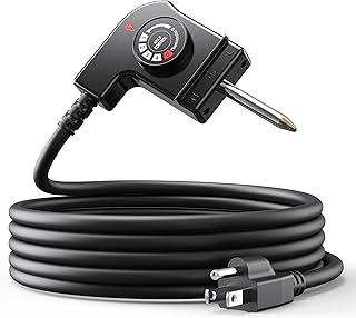 Electric Skillet Cord Replacement for Hamilton Beach, Chefman, Crux, Presto, Bella, Cuisinart Fondue Pot, George Foreman, Masterbuilt, Thermostat Control Power Cable for Grill/Griddle/Smoker