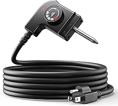 Electric Skillet Cord Replacement for Hamilton Beach, Chefman, Crux, Presto, Bella, Cuisinart Fondue Pot, George Foreman, Masterbuilt, Thermostat Control Power Cable for Grill/Griddle/Smoker