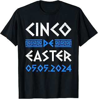 Cinco De Easter Funny Cinco De Mayo Orthodox Greek Easter T-Shirt