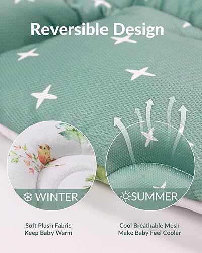 Miniatura 4 de Generic Inserto para asiento de automóvil infantil compatible con columpio Mamaroo y columpio Graco y asiento de automóvil para bebés, soporte para