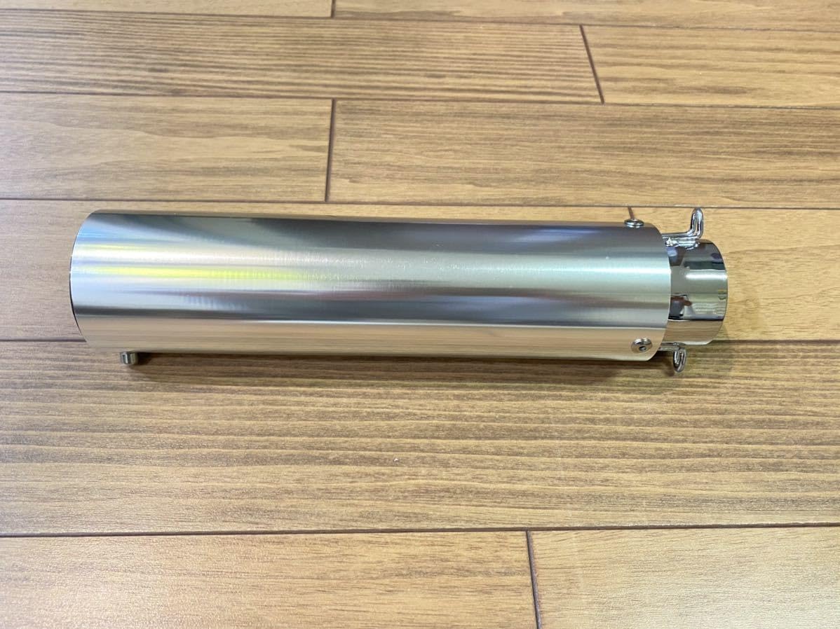 Amazon.co.jp: ② 銀 アルミ製 RPM エンデタイプ サイレンサー 50.8 