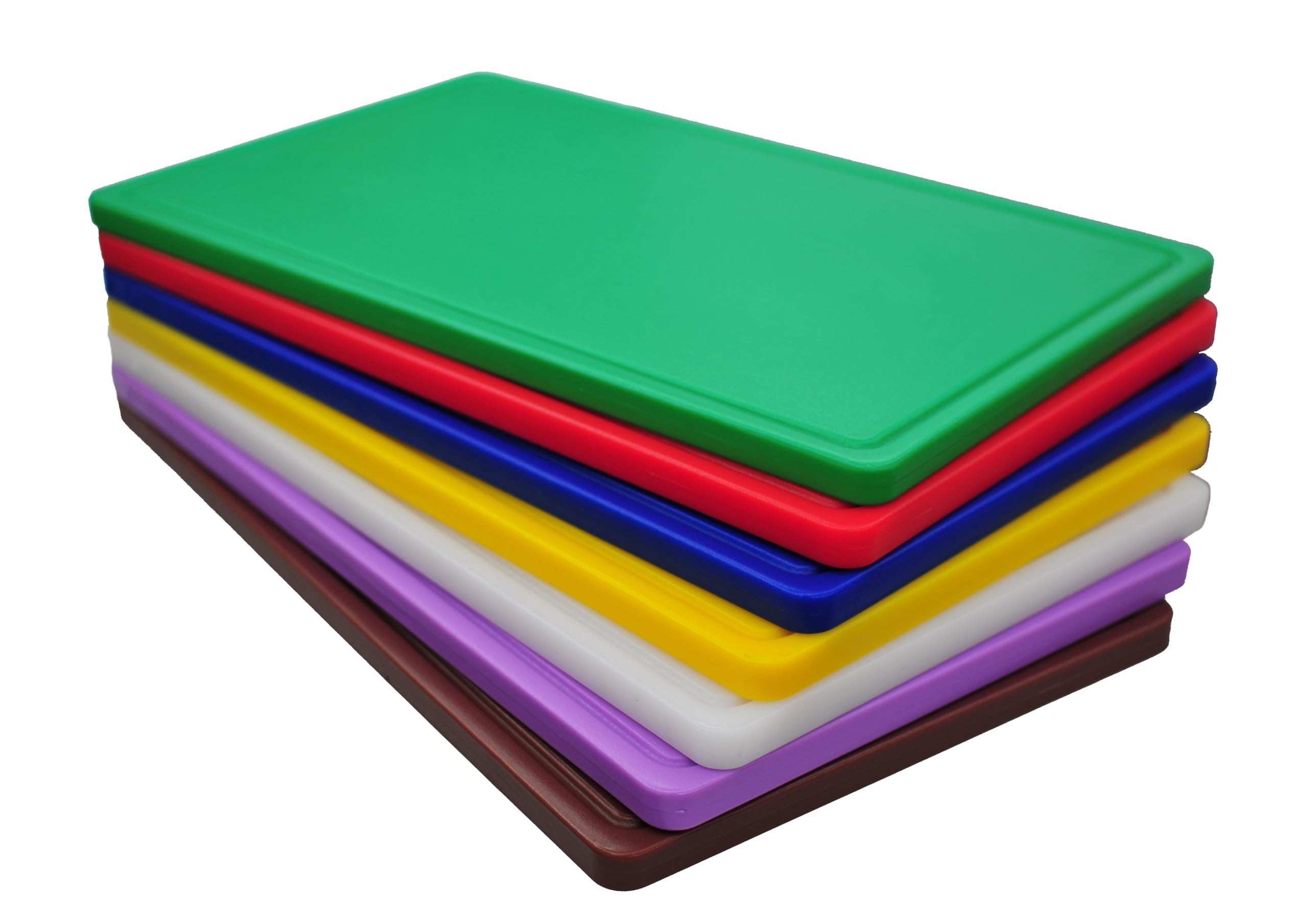 METRO Professional Tabla de cortar GN 1/1, polietileno de alta densidad (HDPE), 53 x 32.5 x 2 cm, rojo