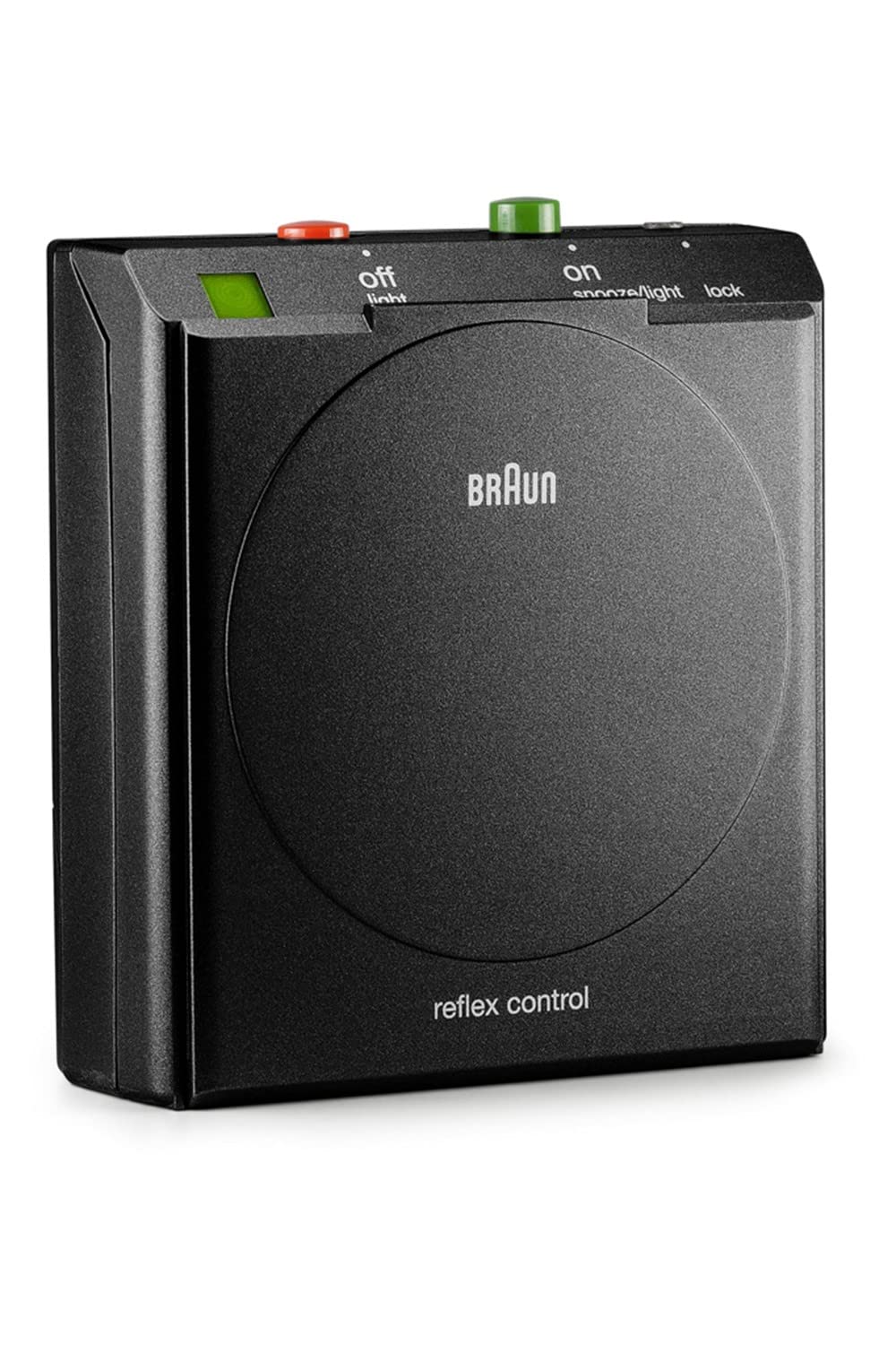 Braun Reflex Control Alarm Clock, Plastik, black, 7.1 x 3 x 7.9 cm, 1 Einheiten