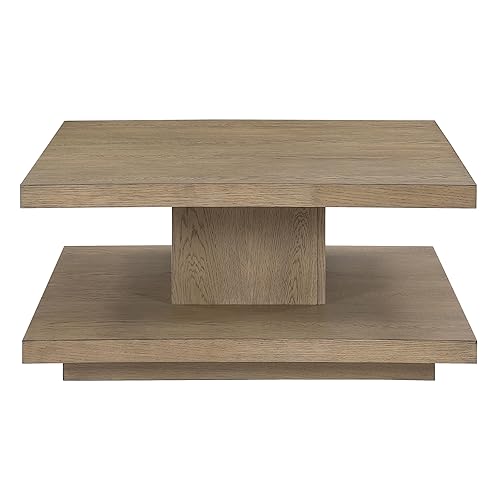 Furniture Canyon Brown Cocktail Table, 38" Table Top, Living Room,